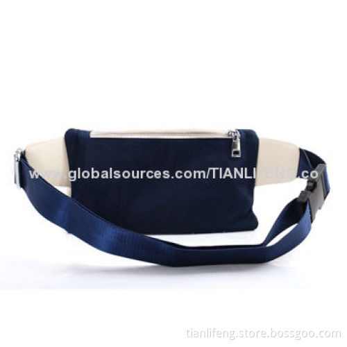 Men's Fashion Messenger Shoulder Fanny Pack Waist Sling Chest Bag, Made of Waterproof Nylon